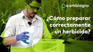 PASOS BÁSICOS Cómo preparar un herbicida 👀 [upl. by Acinoed]