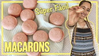 MACARONS RECETA FÁCIL 😍TRUCOS PARA QUE SIEMPRE SALGAN ❤️ MACARONS PARA PRINCIPIANTES [upl. by Karub207]