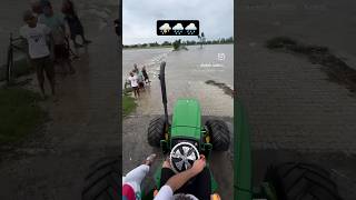 John Deere tractor 🚜🌧️youtubeshorts johndeere5050d johndere trendingshorts viralshorts shorts [upl. by Ellertal68]