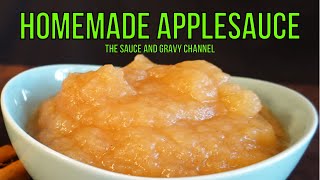 How to Make Applesauce  Applesauce Recipe  Homemade Apple Sauce  Side Dish Recipe [upl. by Rushing279]