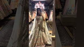 The trial vs wedding day🥹Rimple amp Harpreet designer lehenga bridallehengapunjabibridebeautiful [upl. by Acnoib]