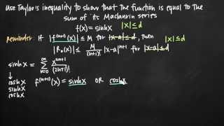 Taylors inequality KristaKingMath [upl. by Keifer936]