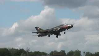 Rehearsal Polish Air Force Su22M4  Florennes Air Show Arrivals Spotterday 22062012 [upl. by Myrwyn87]