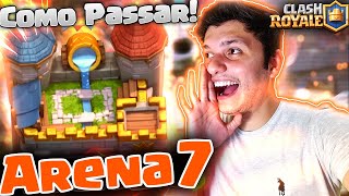 Os melhores decks para a Arena 7 Arena Real Rumo a Arena Lendária no Clash Royale 2022 [upl. by Norvin]