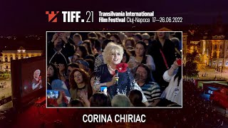 Corina Chiriac  Recital la Festivalul Internațional de Film Transilvania TIFF ClujNapoca 2022 [upl. by Rehportsirhc]