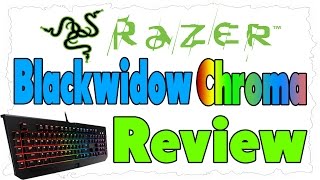 Razer Blackwidow Chroma Mechanische Gaming Tastatur  Review [upl. by Cutlip]