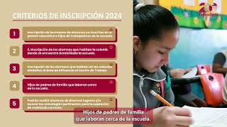 Conoce los criterios de Inscripción Definitiva ciclo escolar 20242025 Educación Básica [upl. by Ardella626]