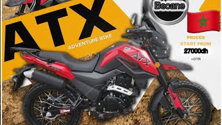 Becane ATX 125cc Adventure 2025 international Motoمراجعة الجديد عند شركة البيكان 2025 [upl. by Cichocki251]