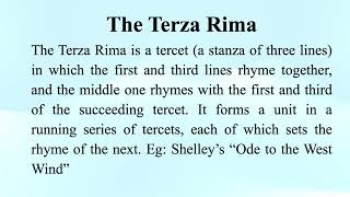 The Terza Rima [upl. by Cherin401]