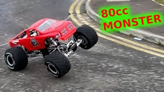 BONUS FOOTAGE Primal Raminator with Taylor 80cc Engine [upl. by Yedarb]