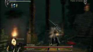 Demons Souls Boss Fight  Maneater New Game [upl. by Lebama]