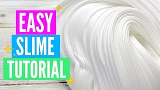 Easy How To Make Slime Tutorial For Beginners [upl. by Lareneg391]