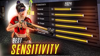 2024  BEST SENSITIVITY  FOR HEADSHOT  FREE FIRE SECRET 200 SENSITIVITY PlayGalaxy [upl. by Anavlis246]