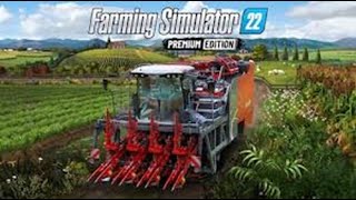 Farming simulator 22 Map AchternDiek harvesting sunflowers and potatoes [upl. by Hairehcaz]