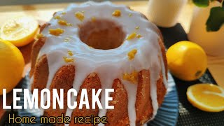 The Easiest Lemon Cake Recipe  Organic Lemon Cake recipe [upl. by Roht]