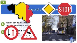 rijbewijs theorie examen belgie 2024  Snelheid [upl. by Uht319]