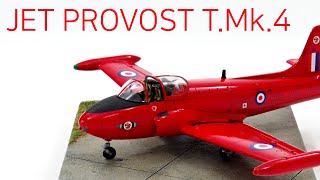 Airfix Jet Provost TMk4 feat scratchbuilt lightsPlastic model kit Build amp RevealEnglish Sub [upl. by Uile]