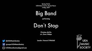 UEA Big Band Dont Stop [upl. by Rosy]