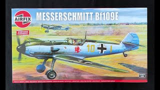 Airfix Messerschmitt Bf109E 124 scale [upl. by Leiser]