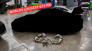 992 GT3 RS FULL R1 MOTORSPORT RSR EXHAUST SYSTEM INSTALL 🔥 [upl. by Mosa]