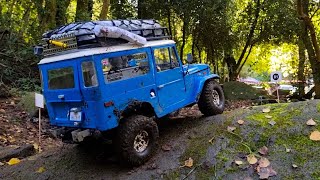 100 Gate Trail w VERY Top Heavy Toyota FJ40 [upl. by Llertal]