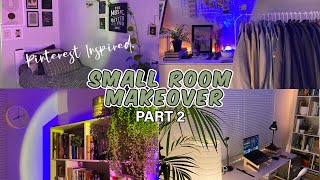 Small room makeover  Malaysia  PART 2  pinterest inspired 🔥 [upl. by Haddad]