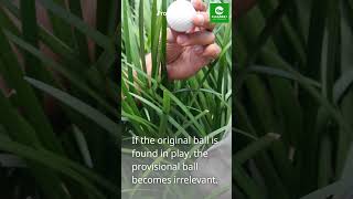 Provisional Ball Rule Explained  Save Strokes amp Time on the Golf Course [upl. by Groark237]