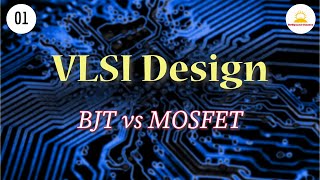 MOSFET vs BJT  VLSI Design  Semiconductor  gate ugcnet [upl. by Llewon]