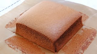 🍫🍫 Chocolate Castella Cake Recipe｜Super Fluffy and Jiggly [upl. by Asikal154]