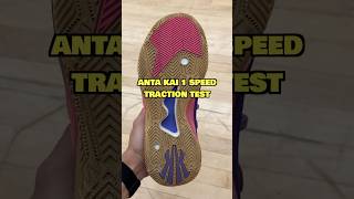 Anta Kai 1 Speed Traction Test 🏎️ anta kyrieirving kyrie basketballshoes basketball nba [upl. by Aduhey]