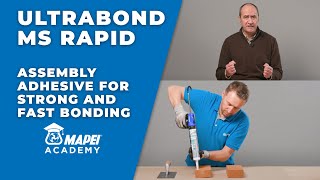 Hybrid Assembly Adhesive  Rapidsetting  Deformable  Internal amp external use  Ultrabond MS Rapid [upl. by Bethesde342]