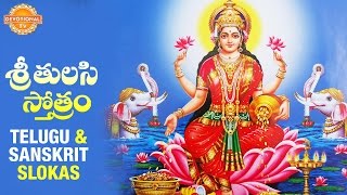 Sri Tulasi Stotram  Goddess Sri Lakshmi Devi Songs  Telugu and Sanskrit Slokas  Devotional TV [upl. by Piks]