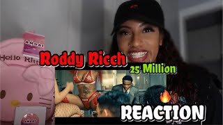 Roddy Ricch  25 million Official Music Video REACTION [upl. by Ahsaeit]