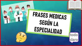 ESPECIALIDADES MEDICAS y su frase más frecuente 🤯👨‍⚕🤣 [upl. by Lyndsey]