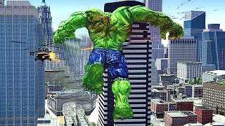 Hulk From Marvels Avengers  GTA IV HULK Mods [upl. by Aurore]