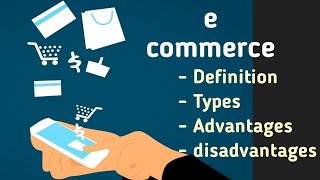 Ecommerce definition all types advantages amp disadvantages by Syed Fahad  ecommerce in Hindi [upl. by Scrivens]