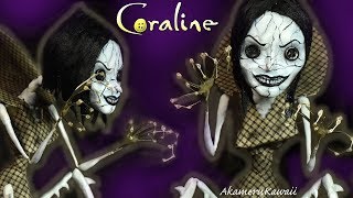 Other Mother Coraline Beldam  Doll Repaint Tutorial [upl. by Weed]