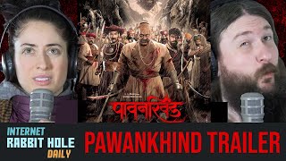 Pawankhind पावनखिंड Official Trailer  Marathi Movie 2022  irh daily REACTION [upl. by Epillihp272]