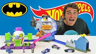 Hot Wheels Batman Batcave amp Joker Funhouse Playsets   Toy Review  Konas2002 [upl. by Idoj652]