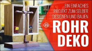 Rohr Deko in Kombination mit Bambus  Das etwas andere Projekt [upl. by Novaelc]