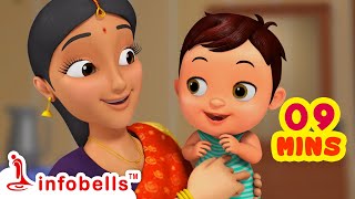 Namma Maneyalondu Putta Papa  Kannada Rhymes and Baby Songs  Infobells [upl. by Olodort782]