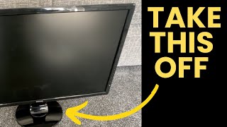 Remove Stand From BenQ GL2460 Monitor with NO SCREWS [upl. by Ricoriki753]