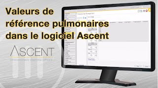 Valeurs de référence pulmonaires dans le logiciel d’ascension [upl. by Alyose]