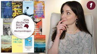 Deutscher Buchpreis 2024  Mein Eindruck von der Longlist 1 Welche Bücher werde ich lesen [upl. by Silenay]