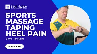 Retrocalcaneal Bursitis  Taping Technique [upl. by Desiri]