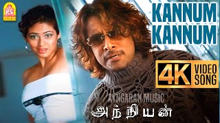 Kannum Kannum Nokia  4K Video Song  கண்ணும் கண்ணும் நோக்கியா  Anniyan  Vikram  Harris Jayaraj [upl. by Trebbor787]