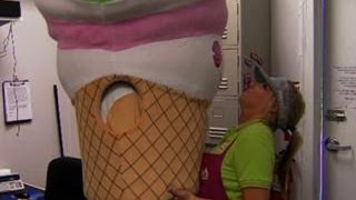 Undercover Boss  Menchies Costume Deleted Scene [upl. by Namyac]