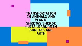 Transportation in animals and plants  Class 7 ncert [upl. by Ineslta]