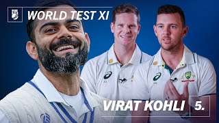 Hes nice to watch on the eye  Australia picks their World Test XI  Virat Kohli [upl. by Edieh]