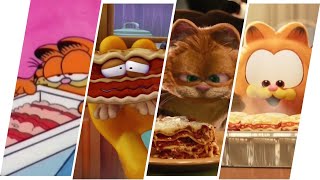 Garfields lasagna Evolution in Movies amp TV Shows 19822024 [upl. by Eerehc]